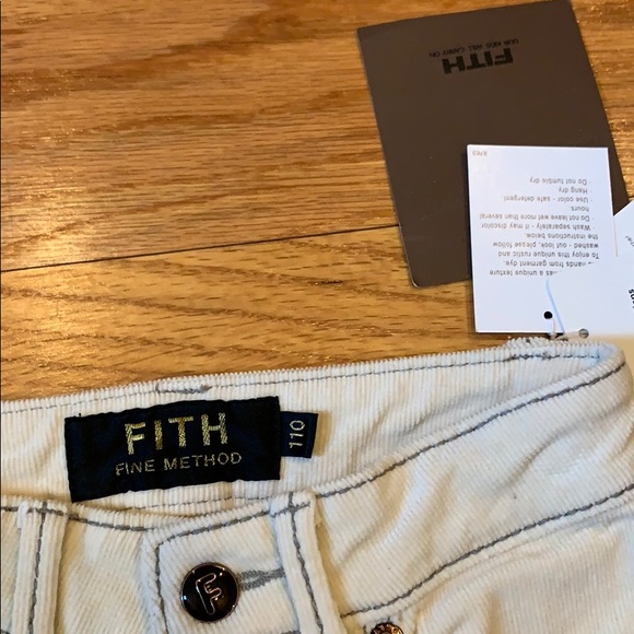NWT FITH brand stretch corduroy pants 4-5T - Picture 3 of 3